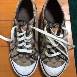 Gently Used Coach Signature Sneakers